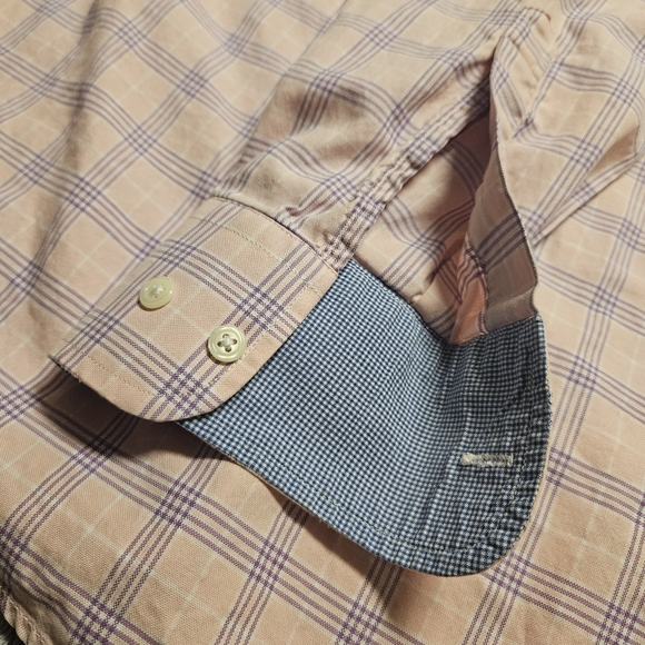 J. McLaughlin Men's Plaid Button-Down Shirt Size Small - Picture 5 of 8